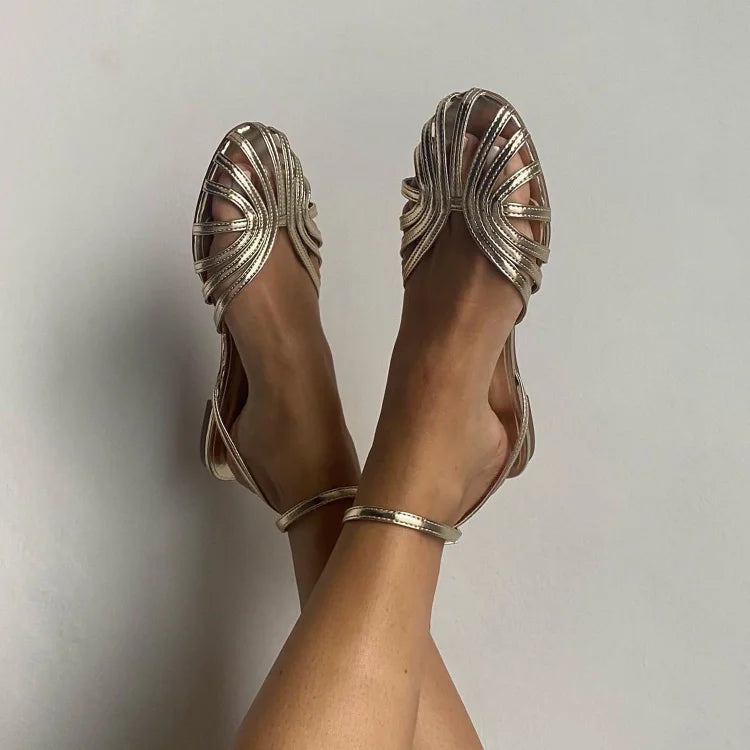 Vittoria™ | Golden Jewel Sandals