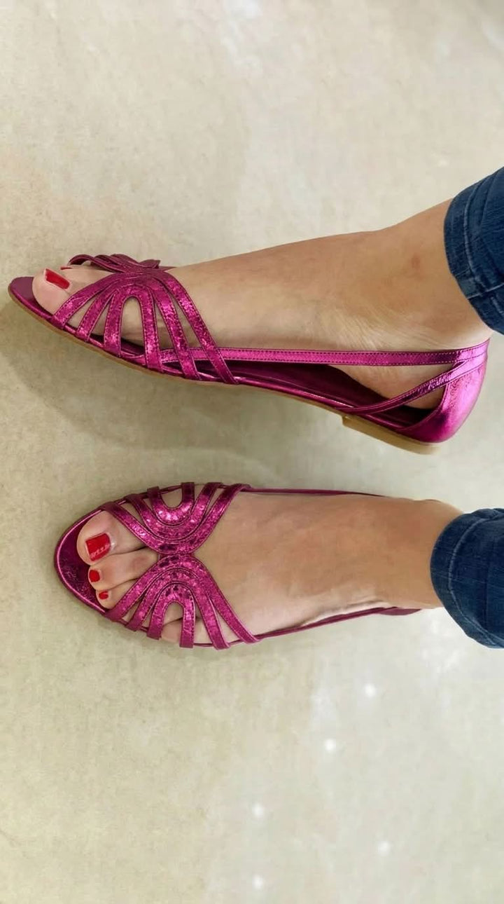 Éléonore™ | Golden Summer Light Sandals