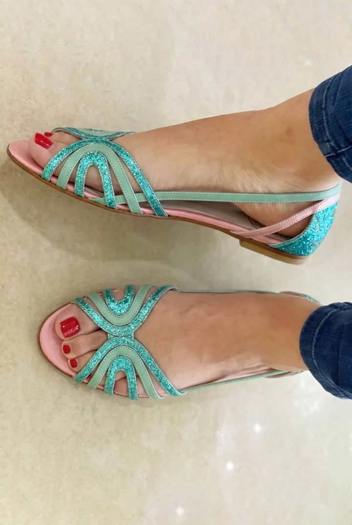 Éléonore™ | Golden Summer Light Sandals