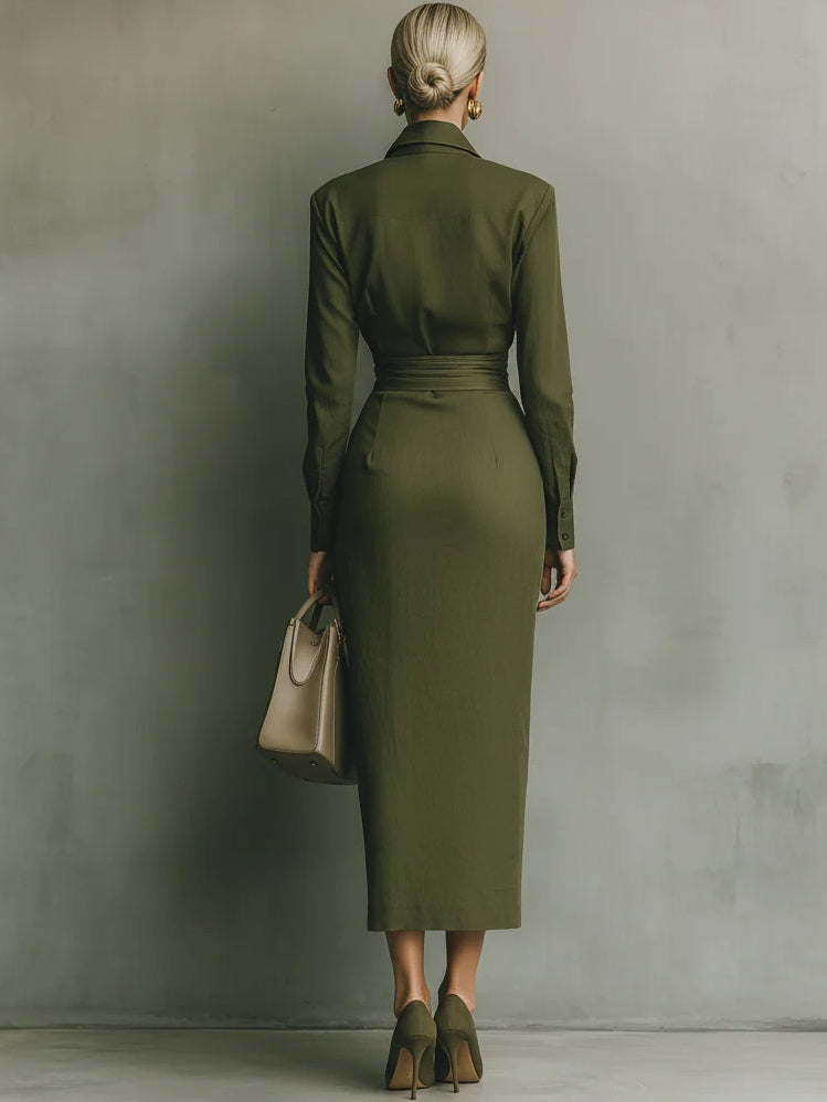 Caterina | Elegant Fitted Maxi Dress